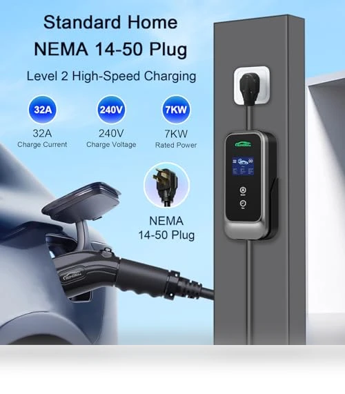 Level 2 EV Charger — Battery Chargers, SUNOEV