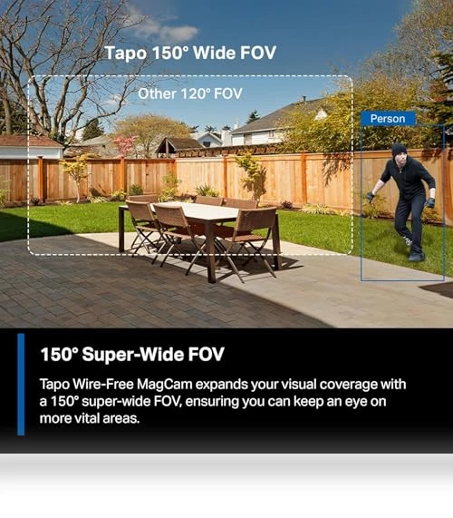MagCam Outdoor Security Camera — Smart Home Security, TP-Link