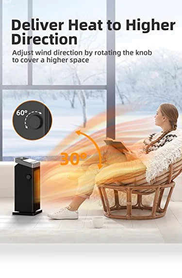 Portable Ceramic Electric Heater — Portable Heating Solutions, BREEZOME