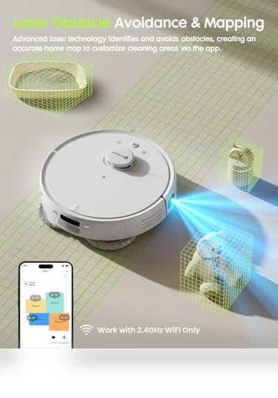 Robot Vacuum and Mop — Smart Cleaning Robots, EXTRAVIS