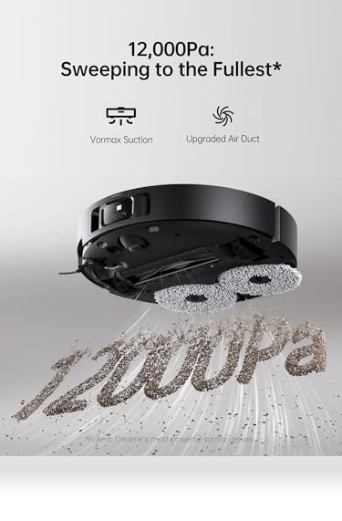 Robot Vacuum with Detachable & Liftable Mop — Smart Cleaning Robots, Dreame