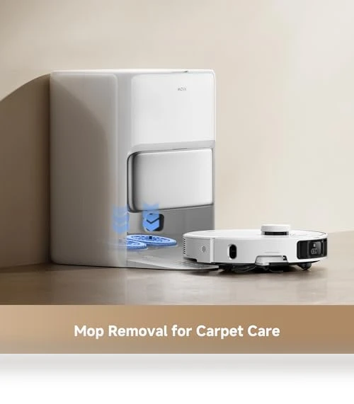 Robot Vacuum with Removable & Liftable Mop — Smart Cleaning Robots, MOVA