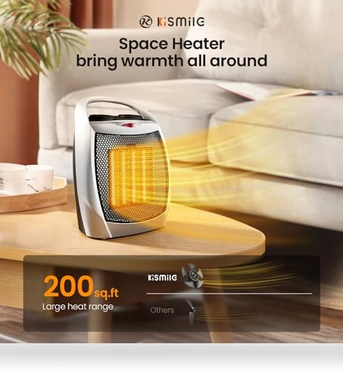 Small Electric Space Heater — Portable Heating Solutions, Kismile