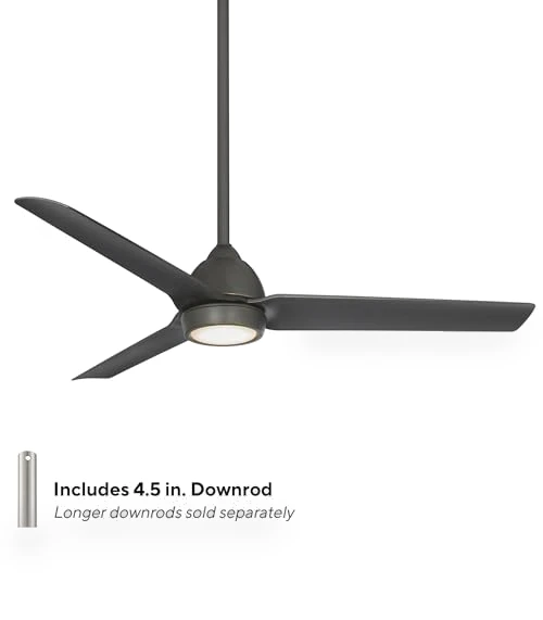 Smart Home Ceiling Fan with LED Light Kit — Ceiling Fan Wall Controls, WAC Lighting