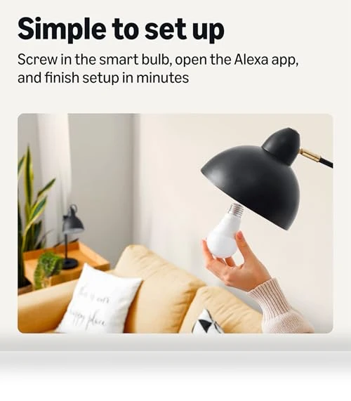 Smart Indoor LED Light Bulb — LED, Amazon Basics