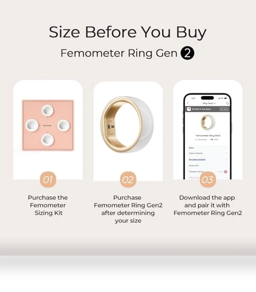 Smart Ring - Sleep, Heart Rate & Cycle Monitoring — Smartwatches, femometer