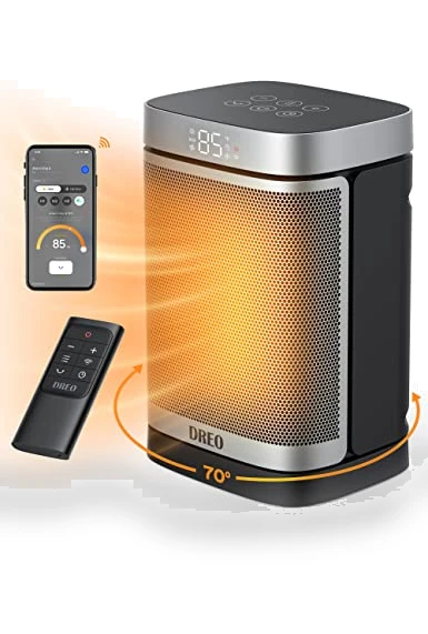 Smart Space Heater with WiFi, Alexa & Google Assistant — Portable Heating Solutions, Dreo