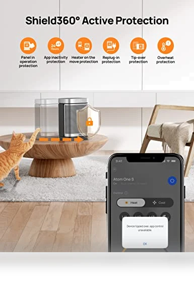 Smart Space Heater with WiFi, Alexa & Google Assistant — Portable Heating Solutions, Dreo