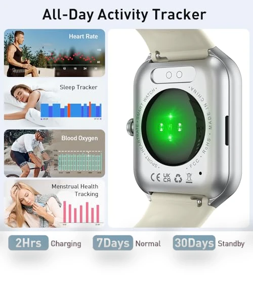 Smart Watch with Bluetooth Call and Fitness Tracker — Smartwatches, Motast