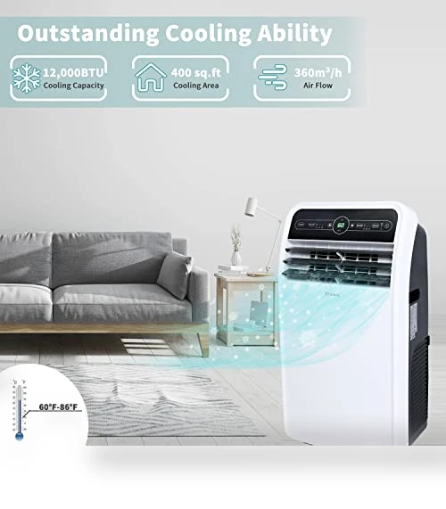 Smart Wi-Fi Portable Air Conditioner — Air Moisture Control, Shinco