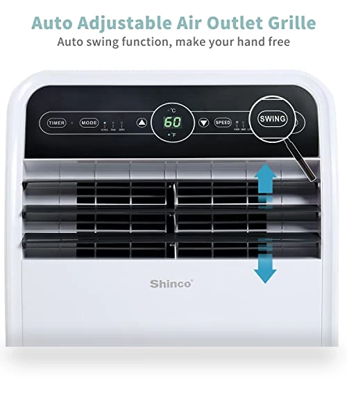 Smart Wi-Fi Portable Air Conditioner — Air Moisture Control, Shinco