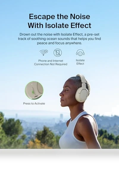 SoundForm Isolate Bluetooth Over-Ear Headphones — In-Ear Headphones, Belkin