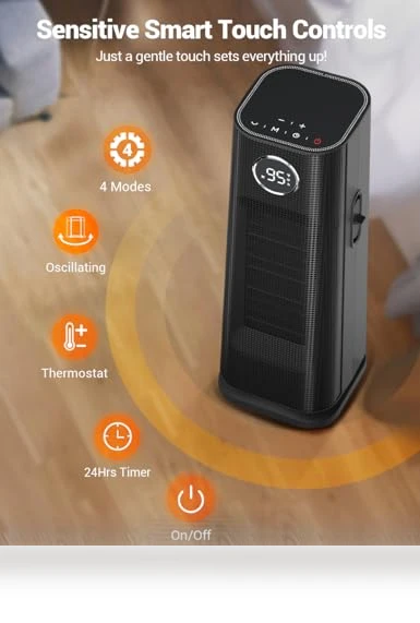 Space Heater for Indoor Use — Portable Heating Solutions, Sunnote