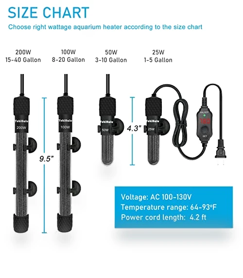 Submersible Aquarium Heater — Heaters & Chillers, YukiHalu