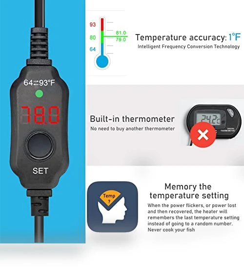 Submersible Aquarium Heater — Heaters & Chillers, YukiHalu