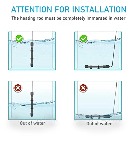 Submersible Aquarium Heater — Heaters & Chillers, YukiHalu