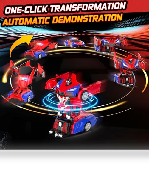 Transforming Remote Control Car and Robot — Interactive Figures & Robots, CEGOUFUN