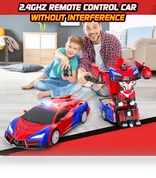 Transforming Remote Control Car and Robot — Interactive Figures & Robots, CEGOUFUN