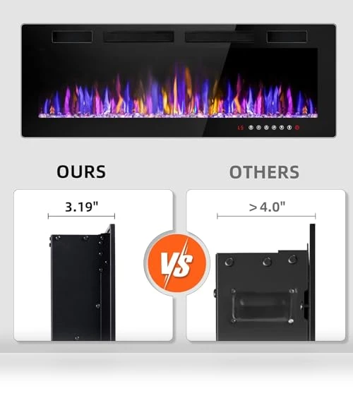 Ultra-Thin Electric Fireplace Heater — Electric Heating Solutions, VENDORZ