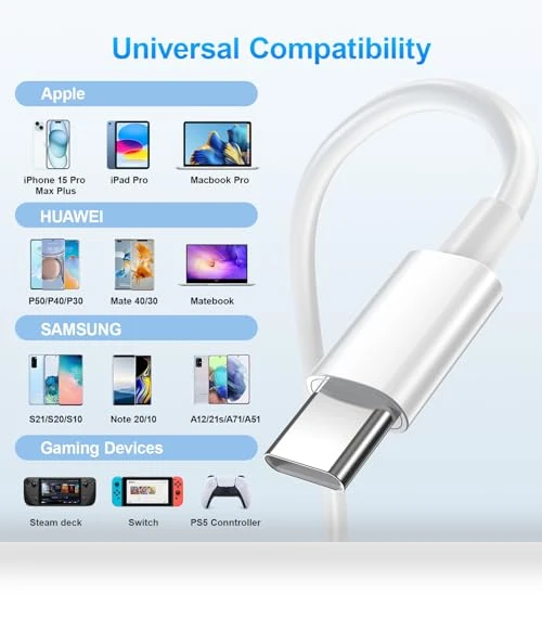 USB C to USB C Cable — Charging Solutions, Dayaoncy
