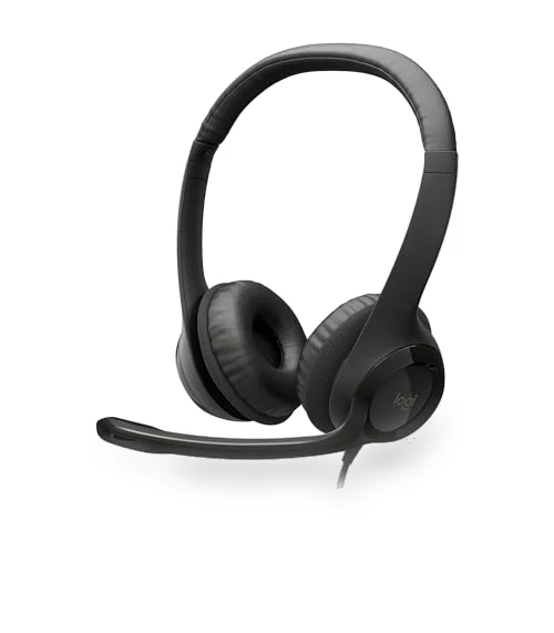 Wired Headset with Noise Cancelling Microphone — Audio Gear, Logitech