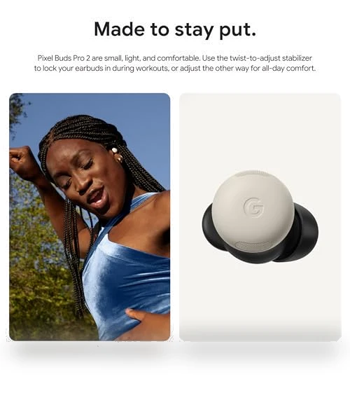 Wireless Earbuds with Active Noise Cancellation — In-Ear Headphones, Google