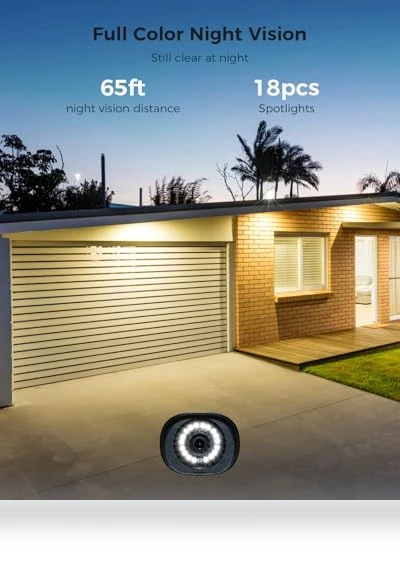 Wireless Security Camera System — Smart Home Security, Hiseeu