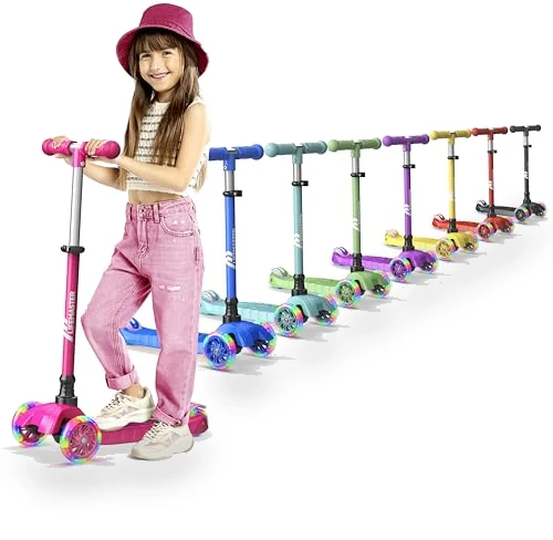 3 Wheel Kick Scooter with LED Lights — Electric Vehicles, Lifemaster