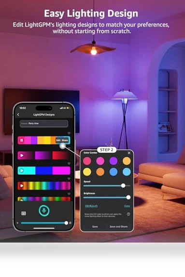 AI Smart Light Bulbs — LED, Lepro