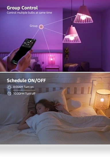 AI Smart Light Bulbs — LED, Lepro