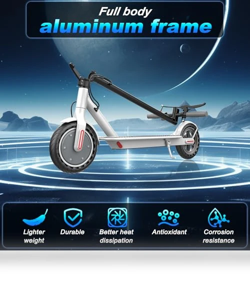 Aluminum Alloy Frame E Scooter for Adults — Electric Vehicles, Qlaway