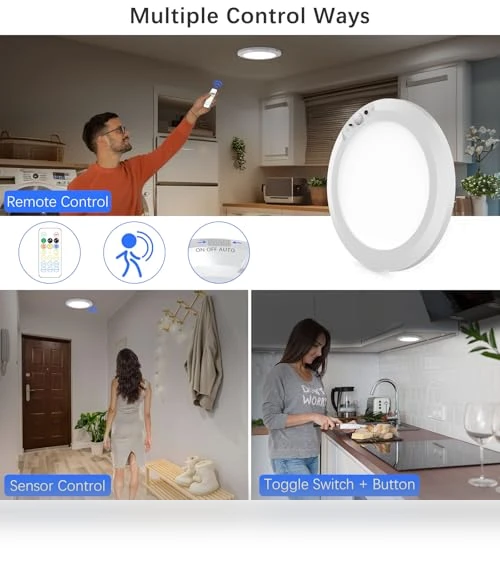 Auto Motion Sensor LED Ceiling Lights — Overhead Lighting, Koopala
