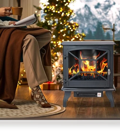 Electric Fireplace Heater Portable Stove — Tabletop Fireplaces, Panana
