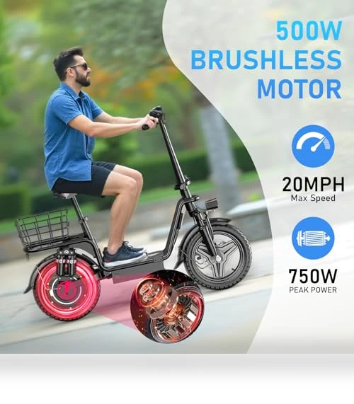 Electric Scooter for Adults with Seat — Electric Vehicles, INSDRGN