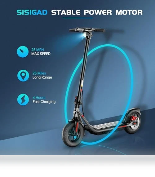 Electric Scooter for Adults — Electric Vehicles, SISIGAD