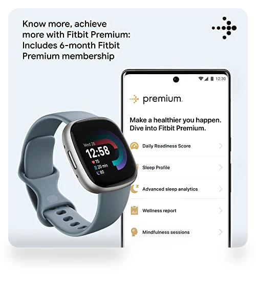 Fitness Smartwatch with Daily Readiness, GPS, 24/7 Heart Rate — Smartwatches, Fitbit