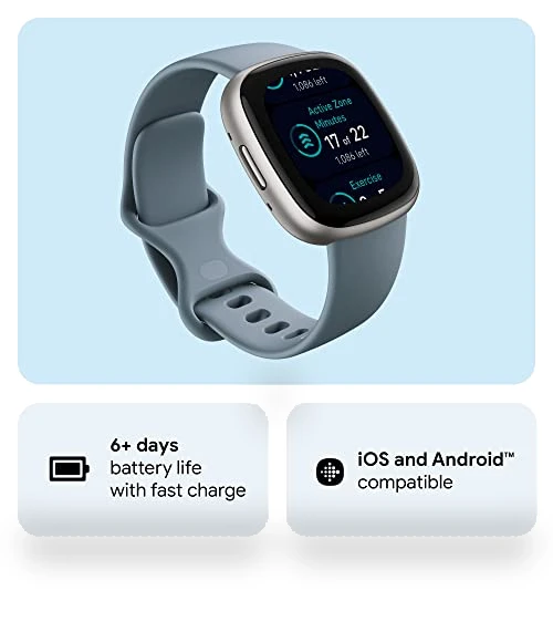 Fitness Smartwatch with Daily Readiness, GPS, 24/7 Heart Rate — Smartwatches, Fitbit
