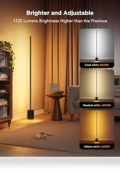 Floor Lamp 2 with Matter, RGBIC, Warm Cool White LED — LED, Govee