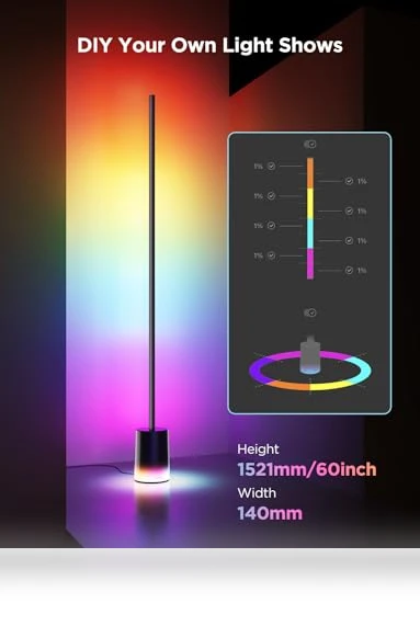 Floor Lamp 2 with Matter, RGBIC, Warm Cool White LED — LED, Govee