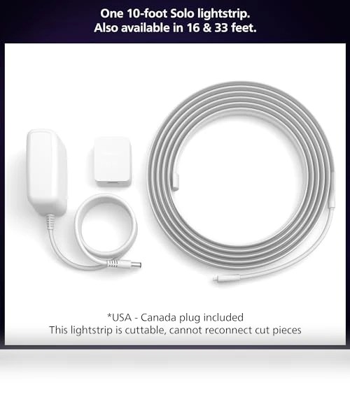 Indoor Smart LED Solo Lightstrip Base Kit — LED Strips, Philips Hue