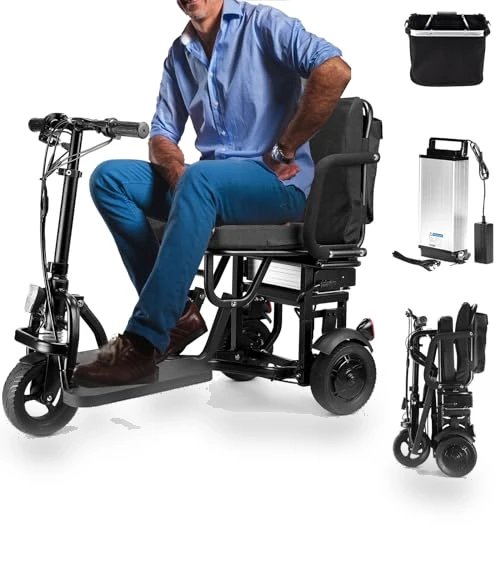Lightweight Folding Scooter — Mobility Scooters, mujo-24V