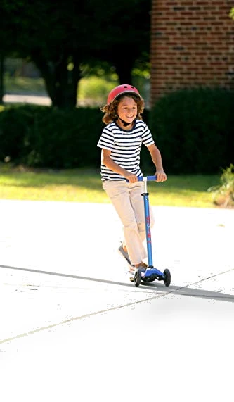Maxi Deluxe 3-Wheeled Lean-to-Steer Scooter — Push Scooters, Micro