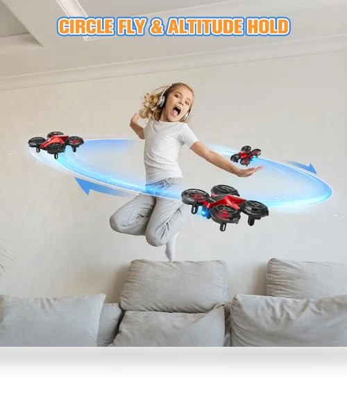 Mini Drone with 3D Flip and Auto Hovering — Interactive Figures & Robots, Drrntr