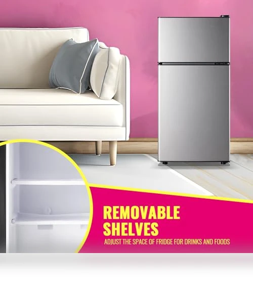 Mini Fridge with Top Freezer — Mini Fridges, DEMULLER