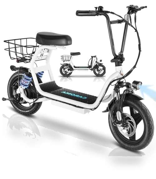 Peak 1200W Electric Scooter with Seat for Adults — Electric Vehicles, Caroma
