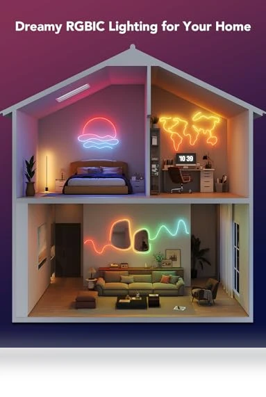 RGBIC Neon Lights — Wall Lighting, Govee