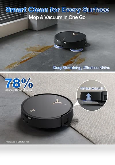 Robot Vacuum and Mop — Smart Cleaning Robots, ECOVACS