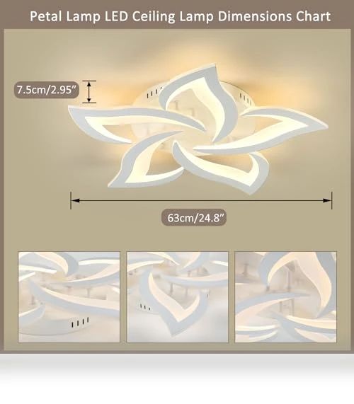 Smart Ceiling Light Fixture — LED, SKY ANGLE