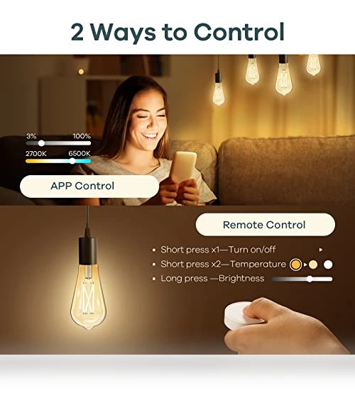 Smart Edison Bulbs — LED, Linkind