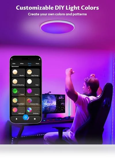 Smart LED Ceiling Light WiFi — LED, AFINSEA